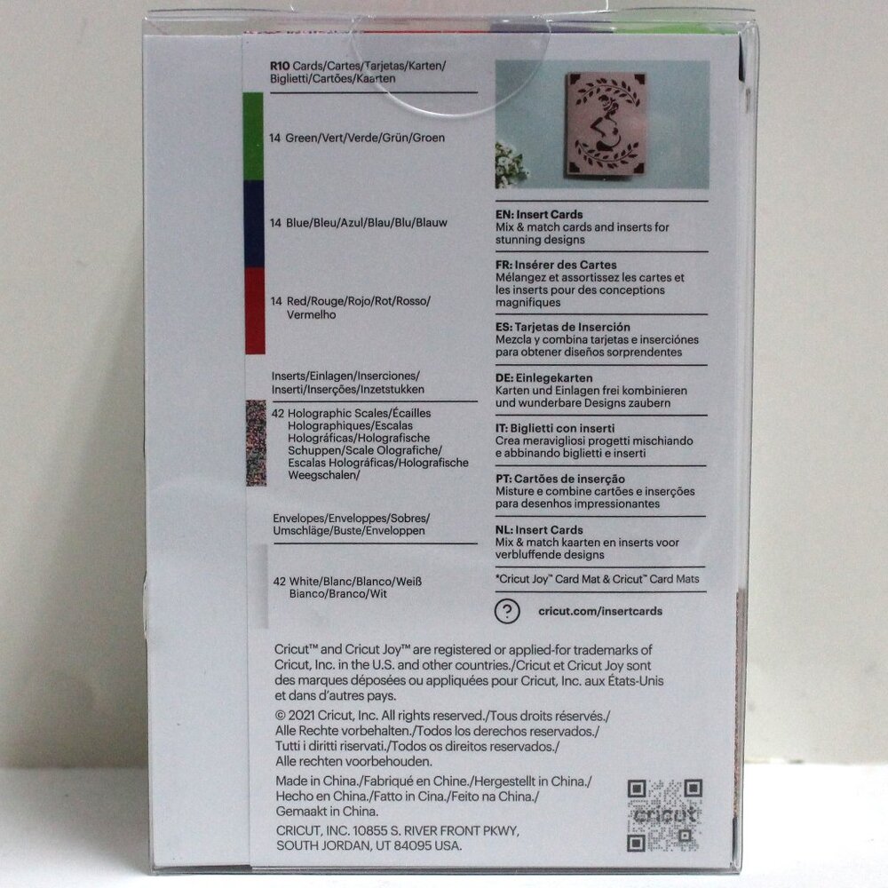 Cricut 42 R10 Rainbow Scales Sampler Insert Cards Envelopes - Picture 2 of 13